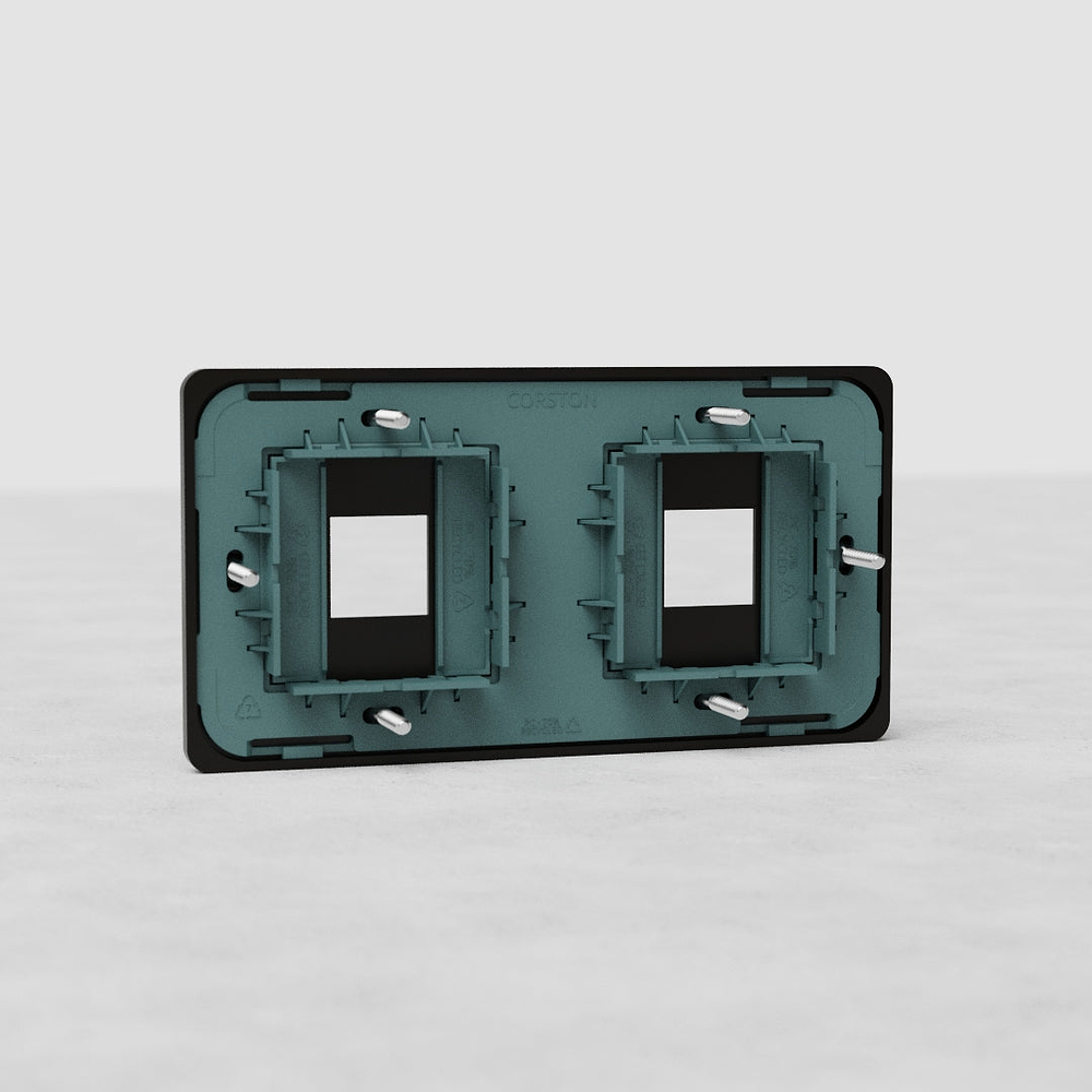 Grove Zweifachrahmen 2x 20-mm-Keystone – Bronze