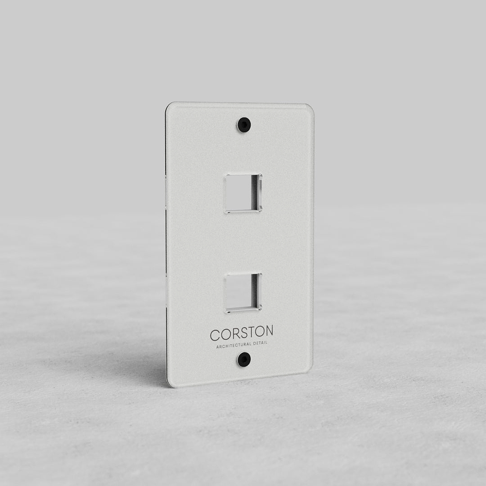 Kew 1G 2x Keystone Plate - Clear