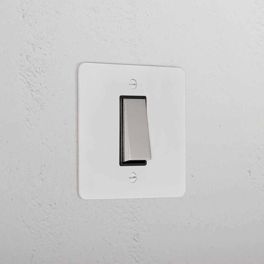 1G Intermediate Rocker Switch - Paintable Polished Nickel | Black