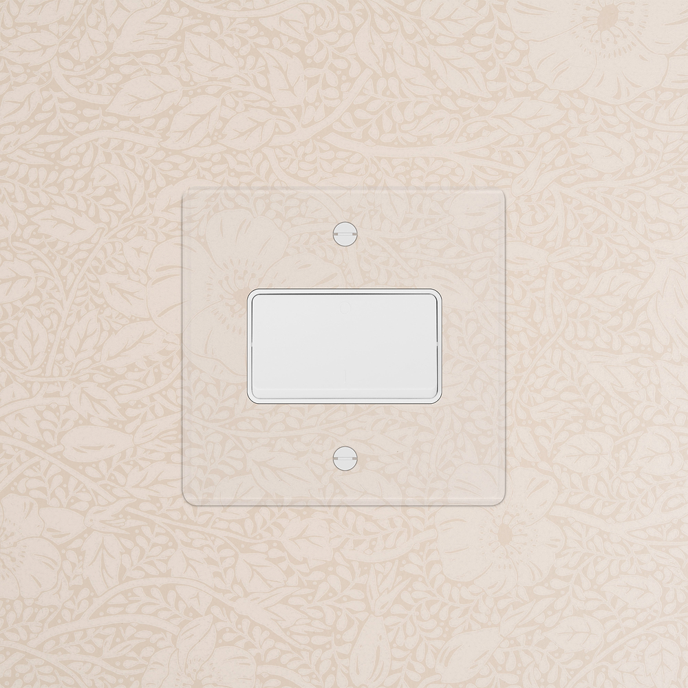 Single Fan Isolator Switch - Clear | White