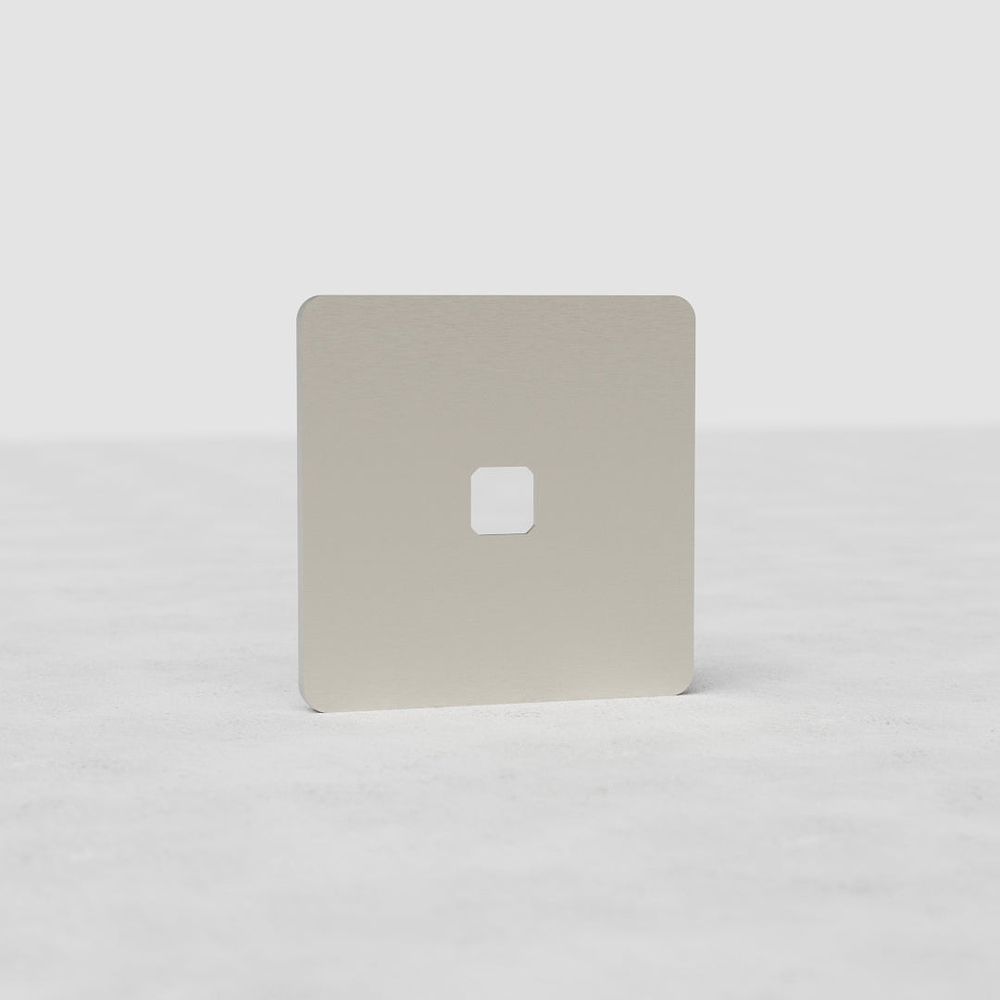 Grove Einfachrahmen 1x – Satinnickel