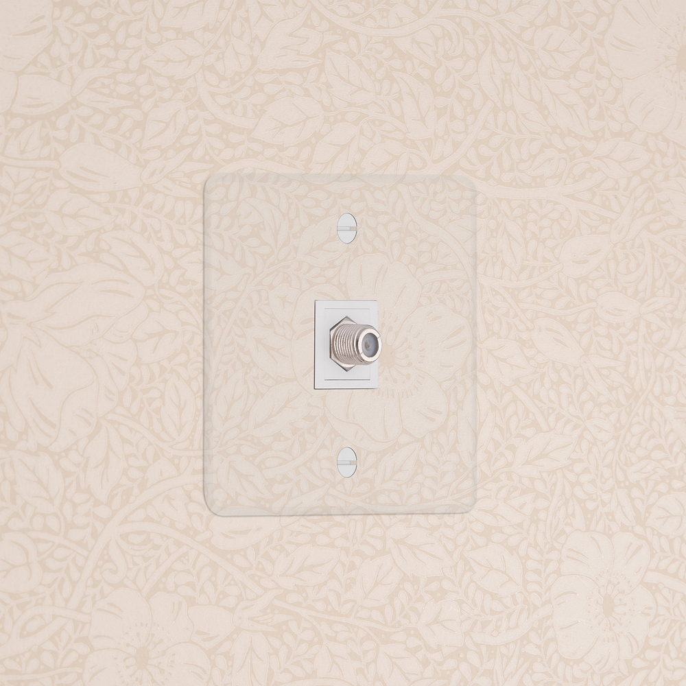 Kew Prise Satellite SAT (Plaque Simple) – Transparence | Blanc