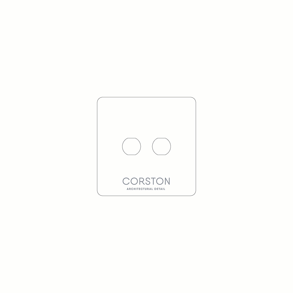 2G Switch Front Plate Paper Template