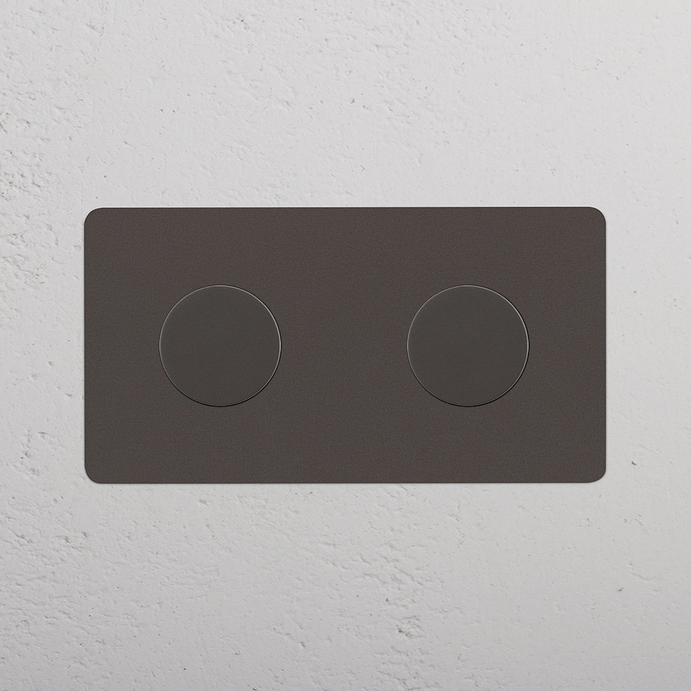 Kew Dubbele 2x dimmer - Brons