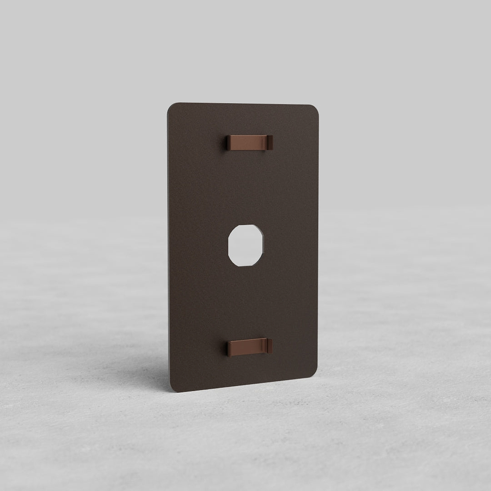 Kew 1G Switch Plate - Bronze