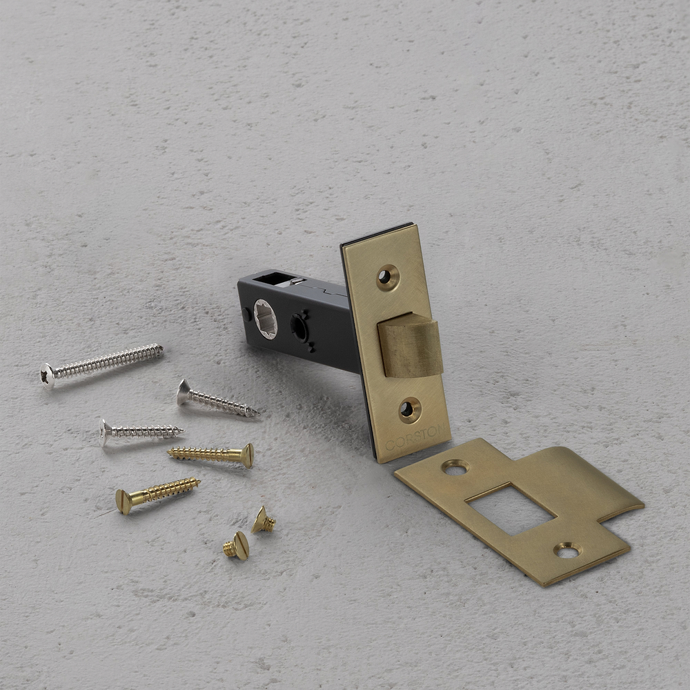 Tubular Latch 60mm – Antique Brass