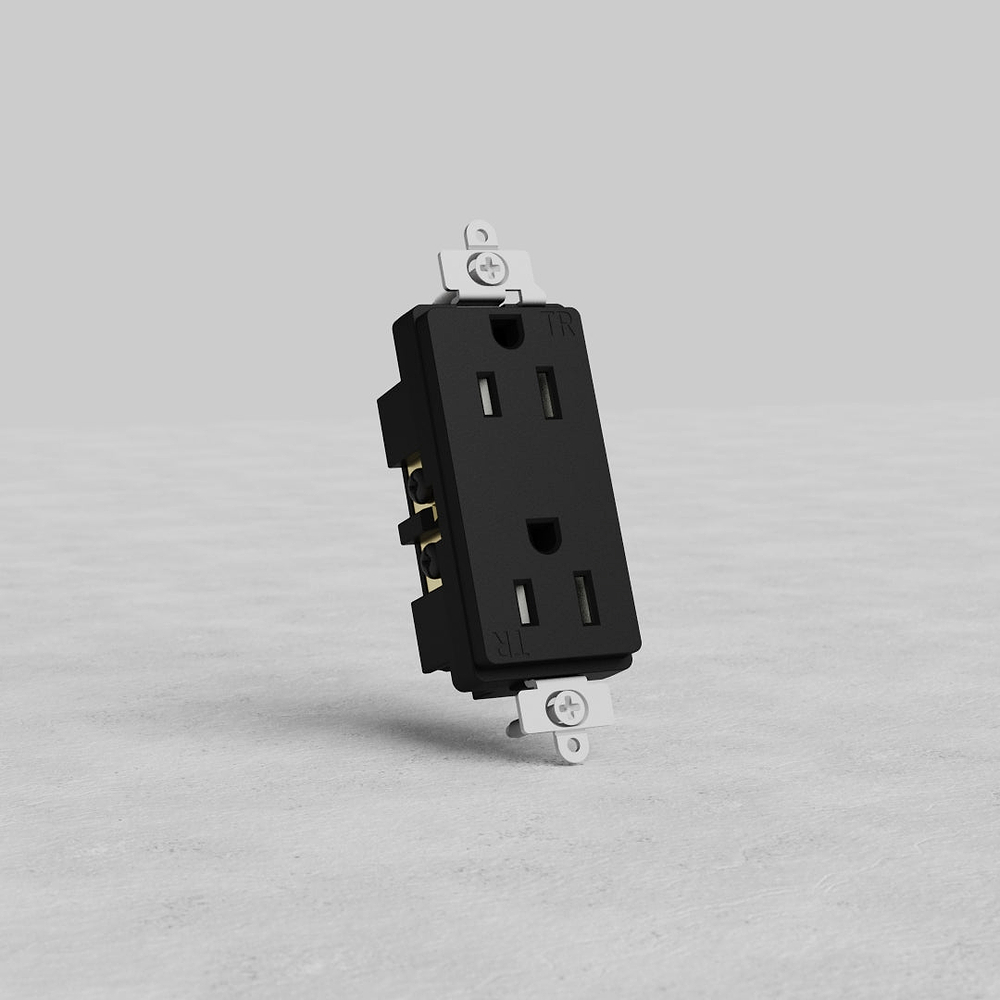 Power Outlet 15A - Black