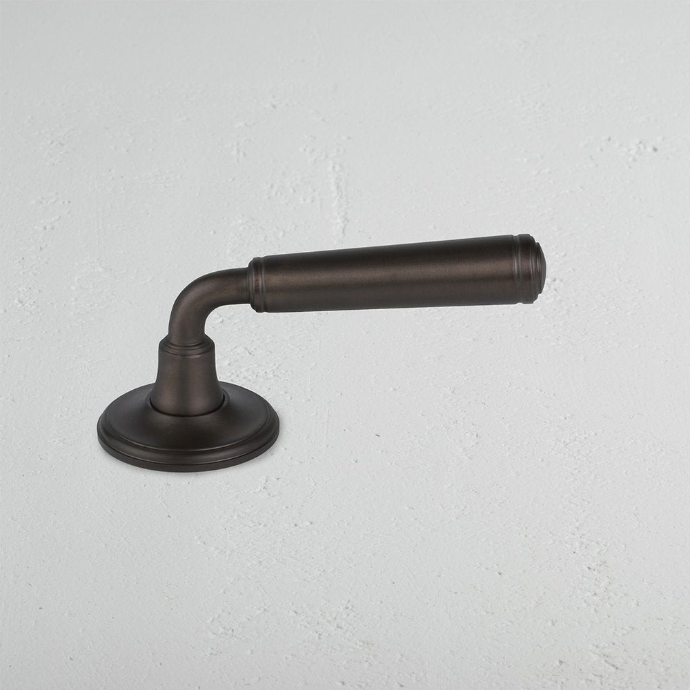 Neodpružená klika Digby – bronz