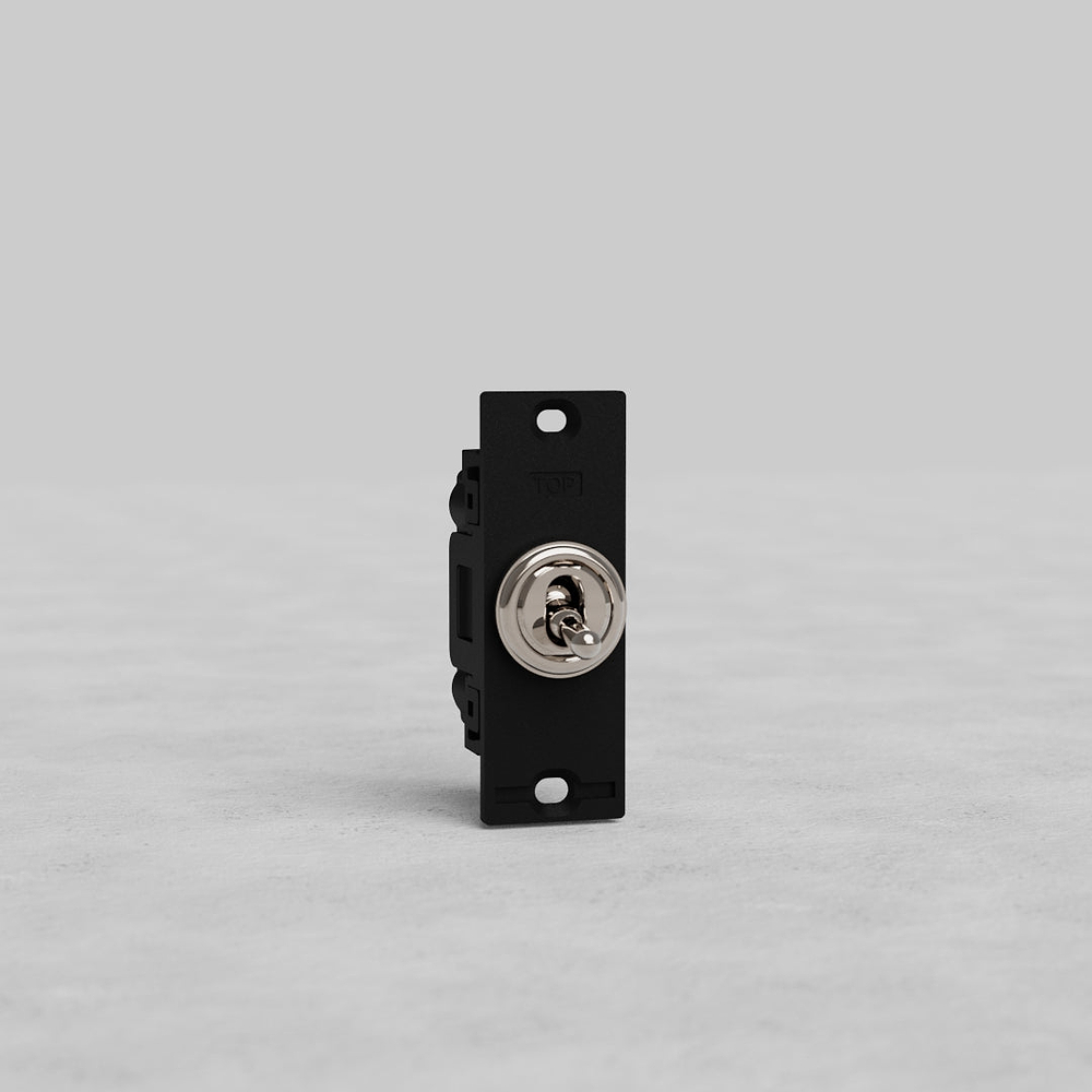 Architrave Retractive Toggle Switch – Polished Nickel