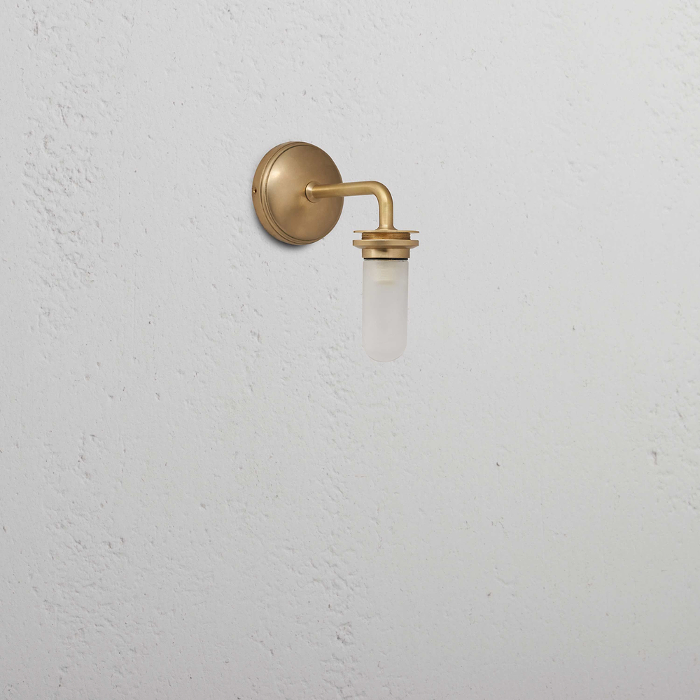 Claremont Small Downward Wall Light Body – Antique Brass