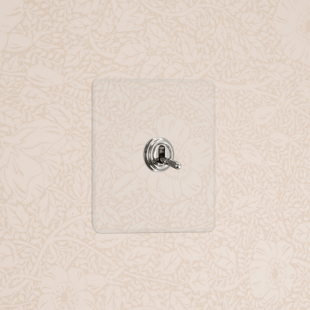 Kew Permutateur à Levier (Plaque Simple) – Nickel Poli à Transparence