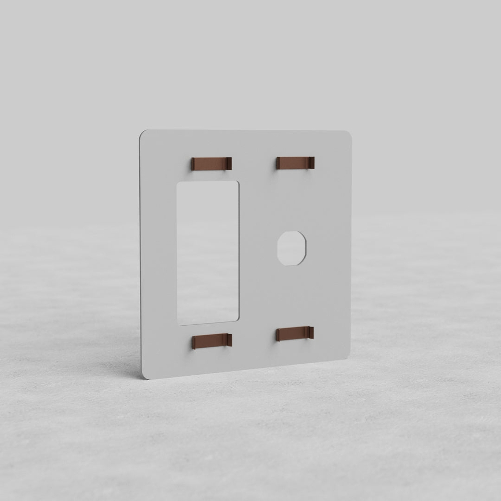 Kew 2G Switch & Outlet Plate - Paintable
