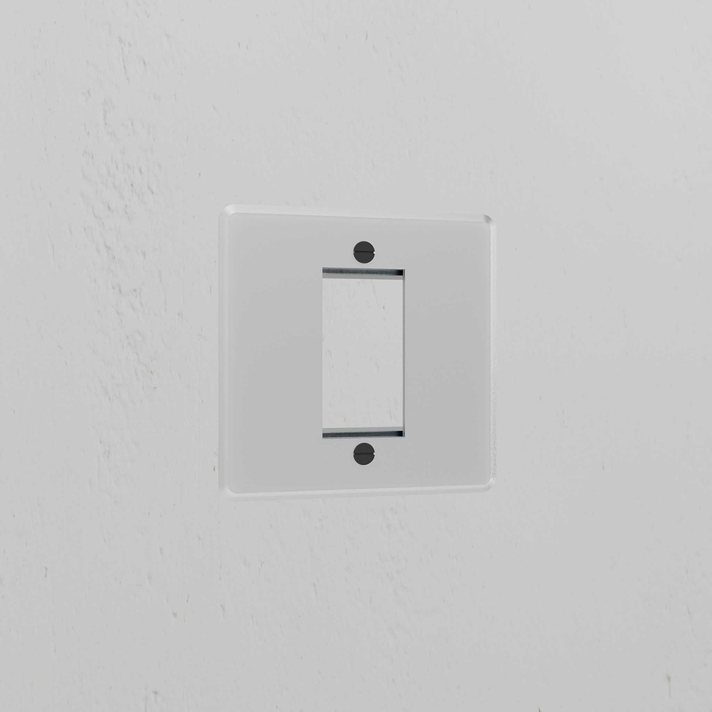 1G 25mm Module Plate - Clear Black