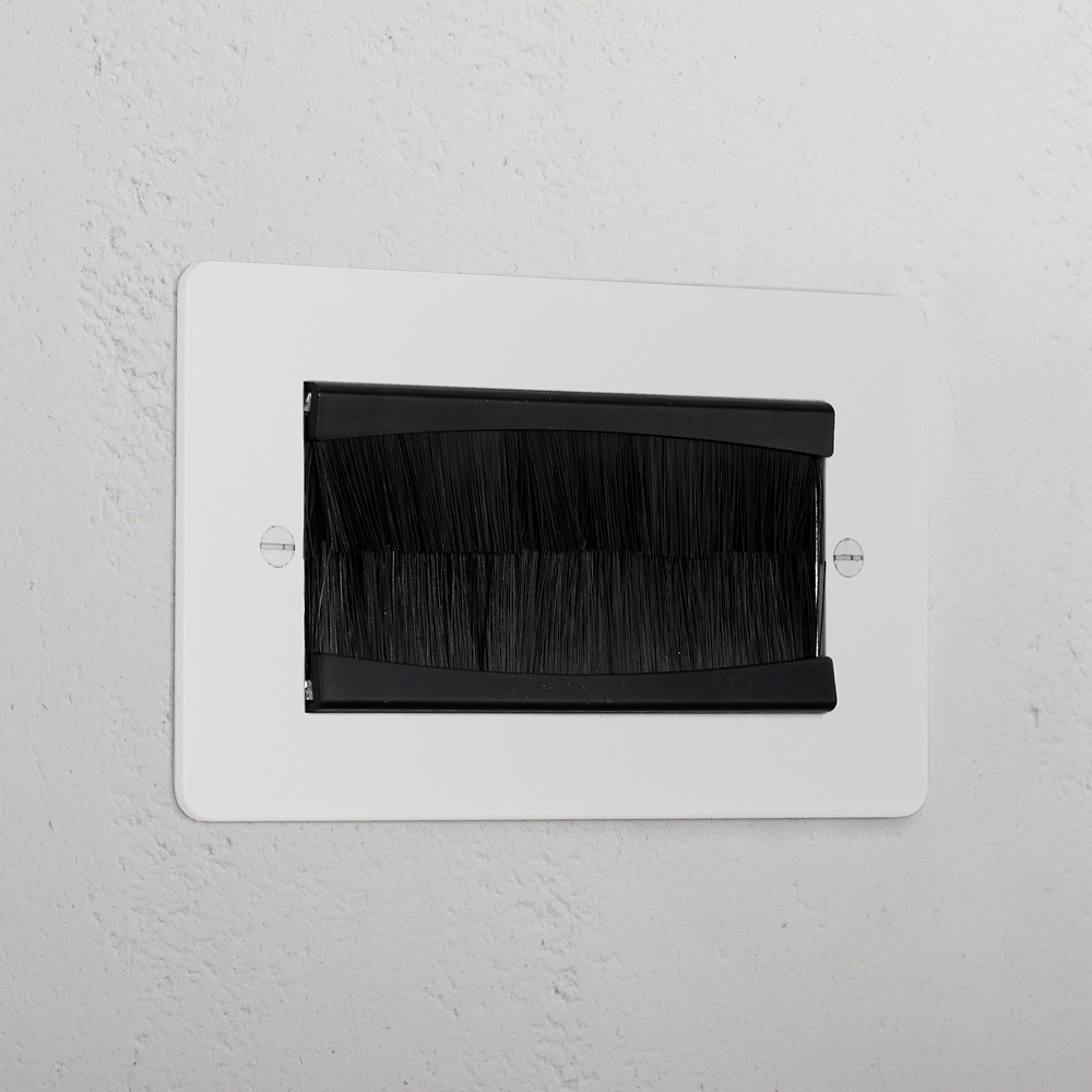 Double Brush Plate - Paintable | Black