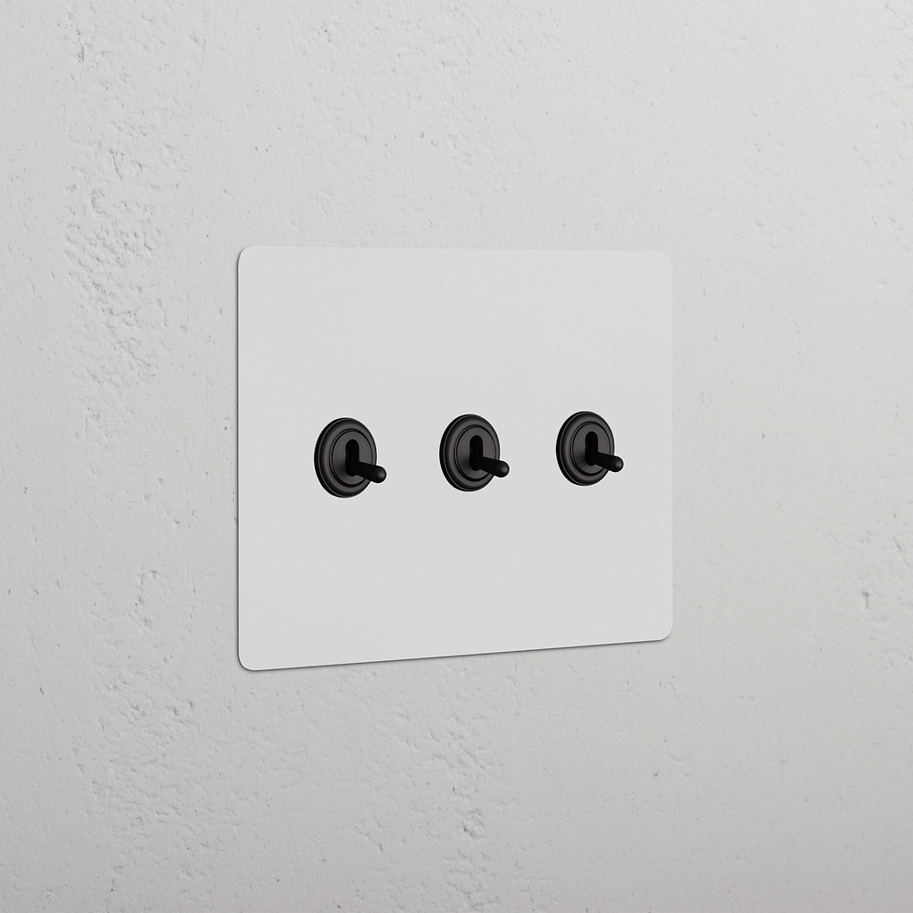 Kew 3G Toggle Switch - Paintable Bronze