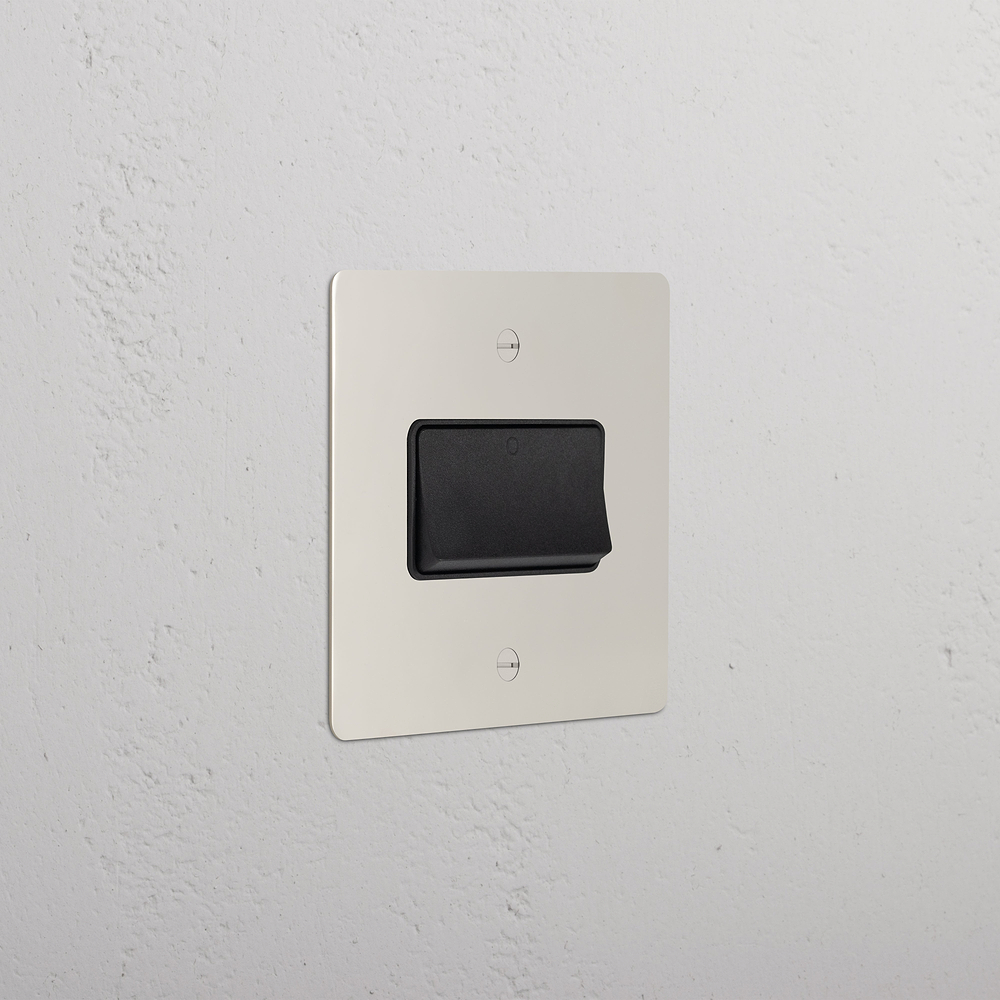 Single Fan Isolator Switch - Polished Nickel | Black