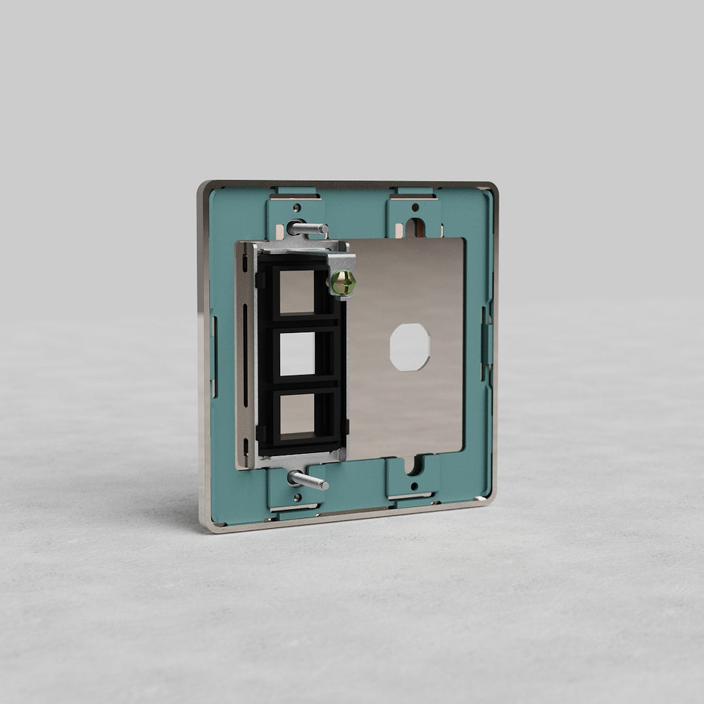 Grove 2G Switch & Keystone Plate - Polished Nickel