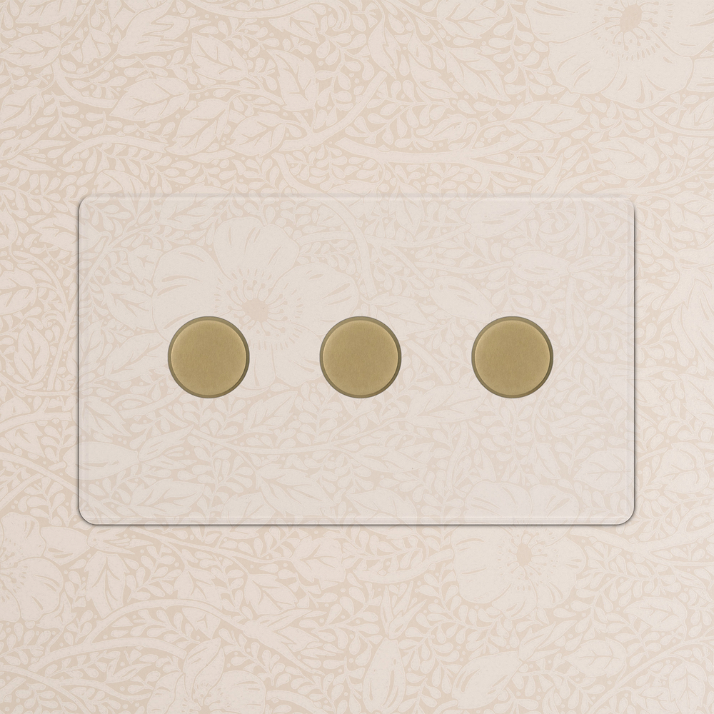 3G Two Way Dimmer Switch - Clear Antique Brass