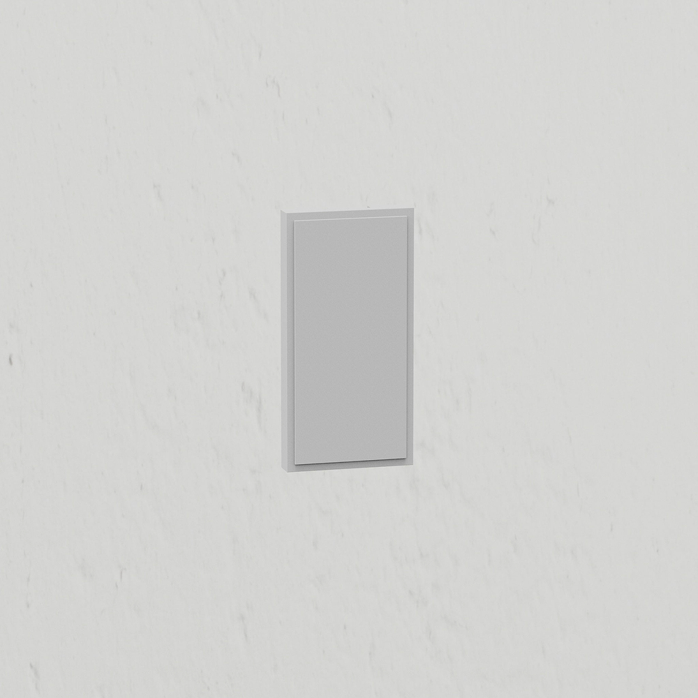 Blank Plate 25mm - White