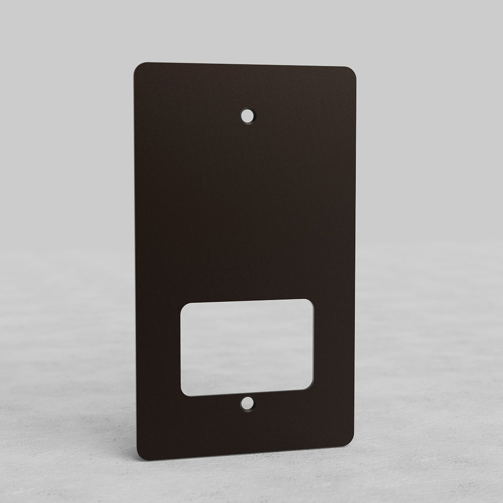 Shaver Socket Front Plate – Bronze