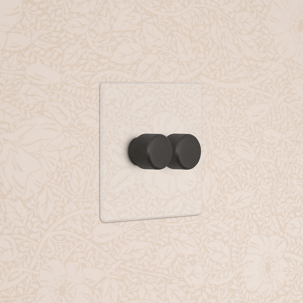 2G Two Way Dimmer Switch - Clear Bronze