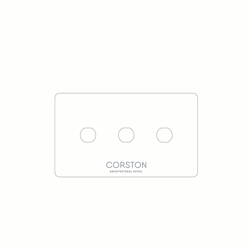 3G Switch Front Plate Paper Template