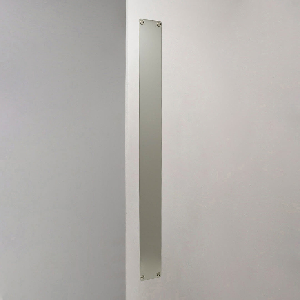 Harper Push Plate 580mm - Polished Nickel
