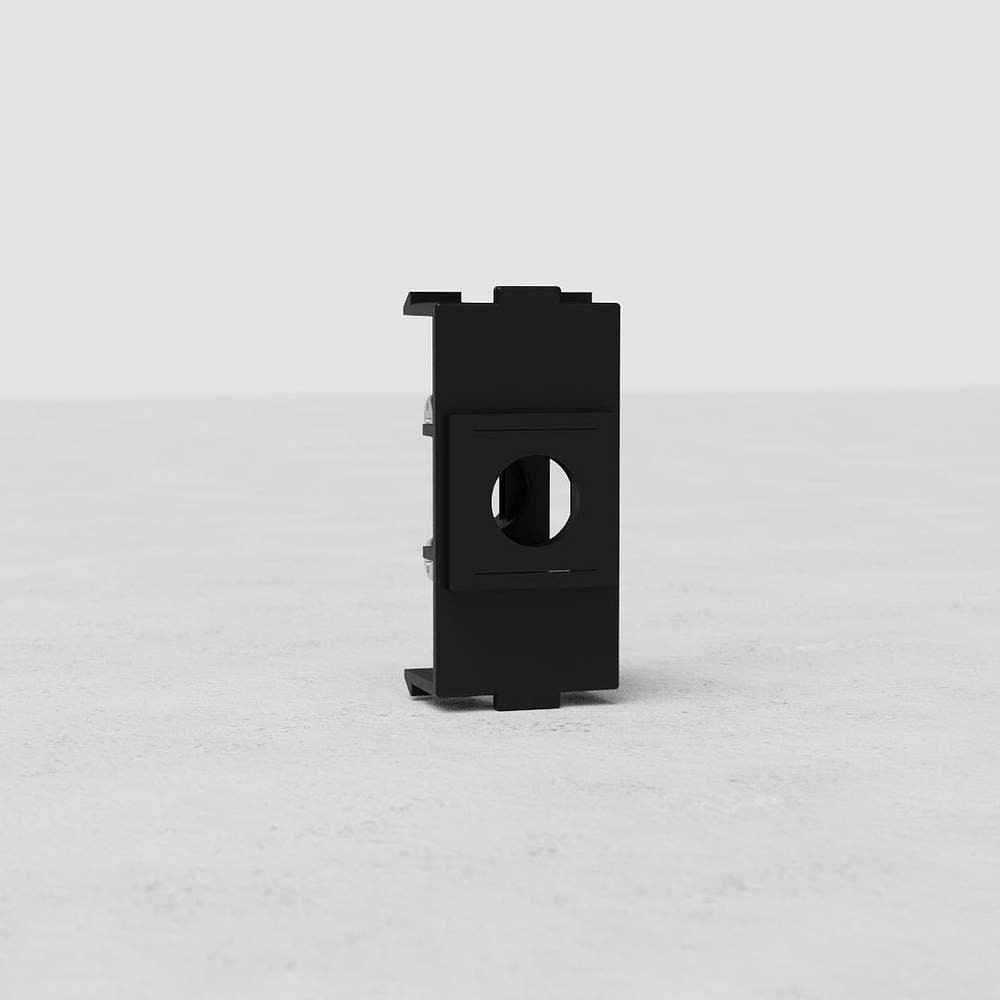Frutto Keystone Uscita Cavo – Nero