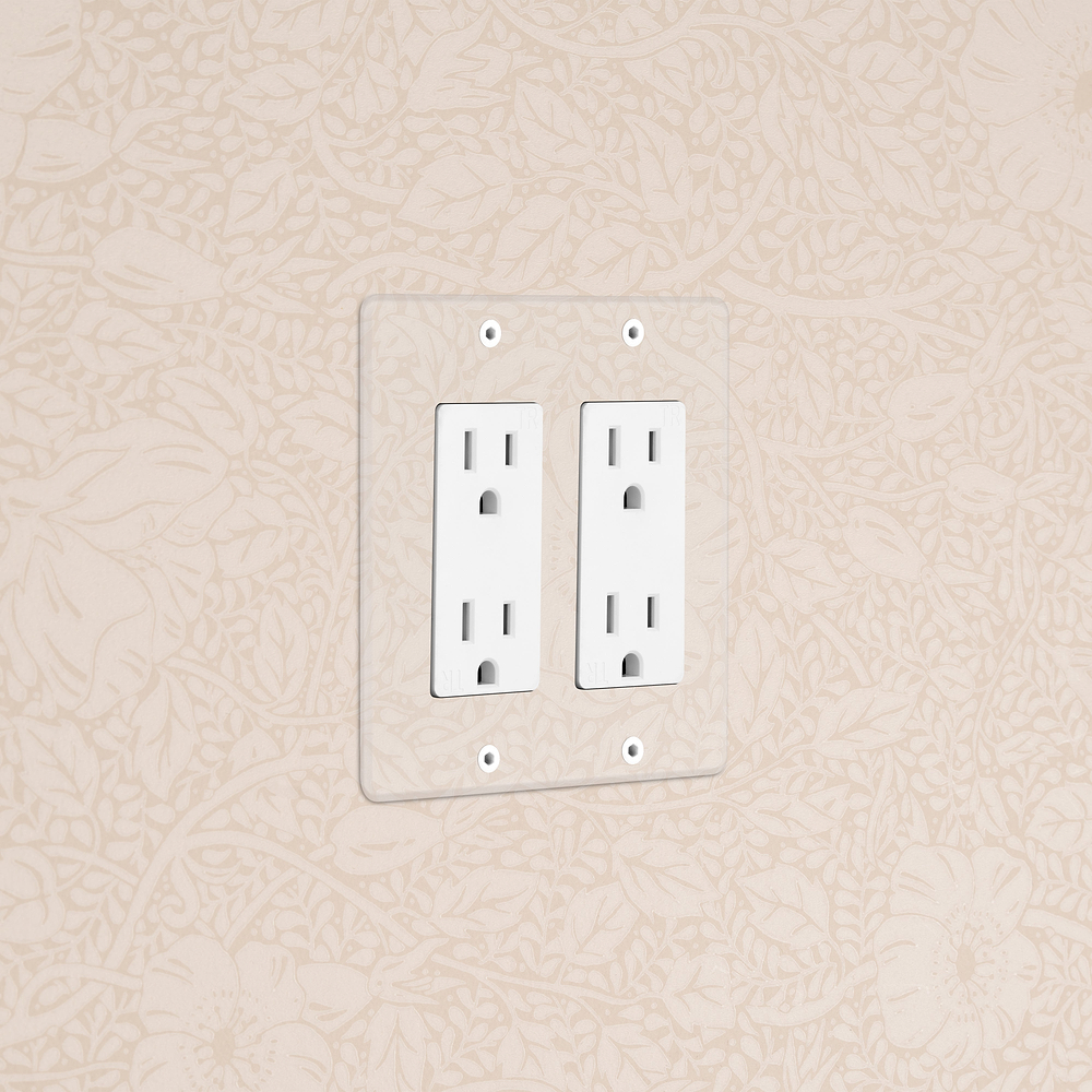 Kew 2G Outlet - Clear White