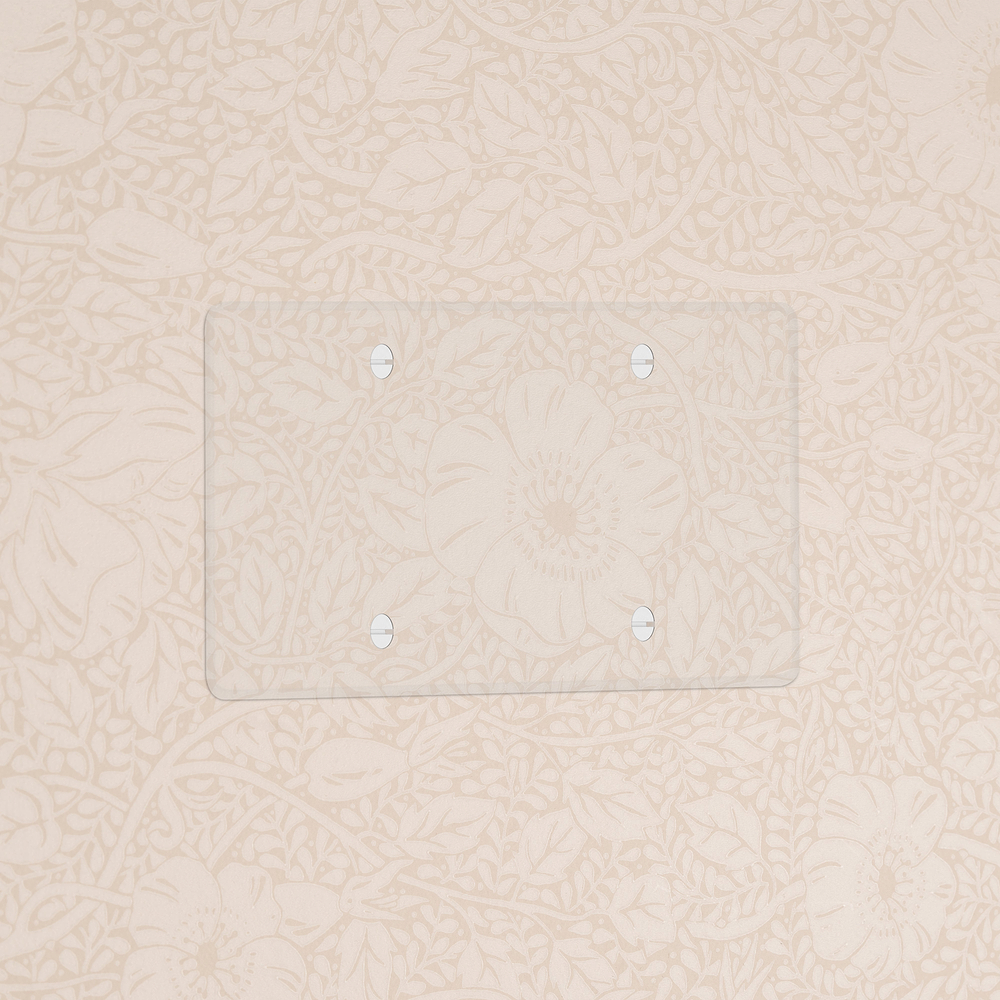 Kew Plaque Obturatrice (Double) - Transparence | Blanc