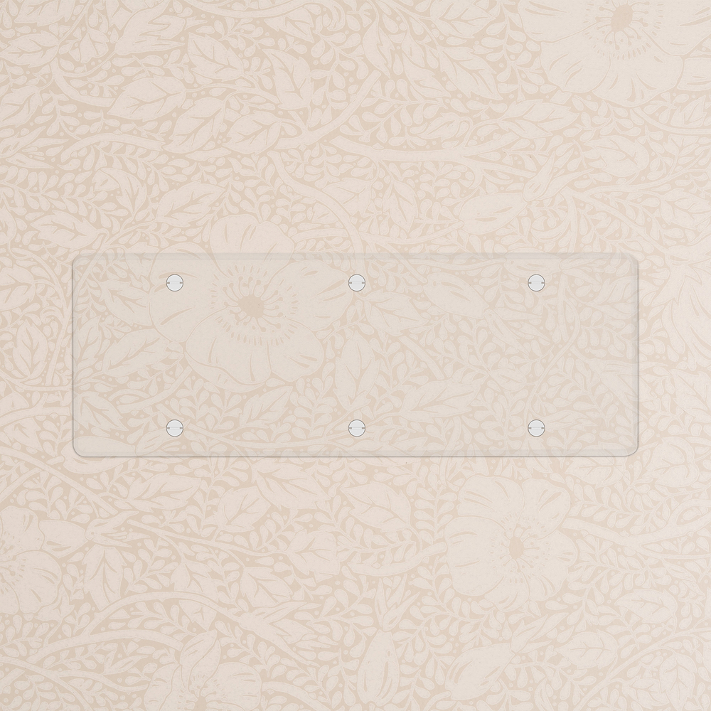 Kew Dreifachrahmen 0x Blindabdeckung – Transparent | Weiß