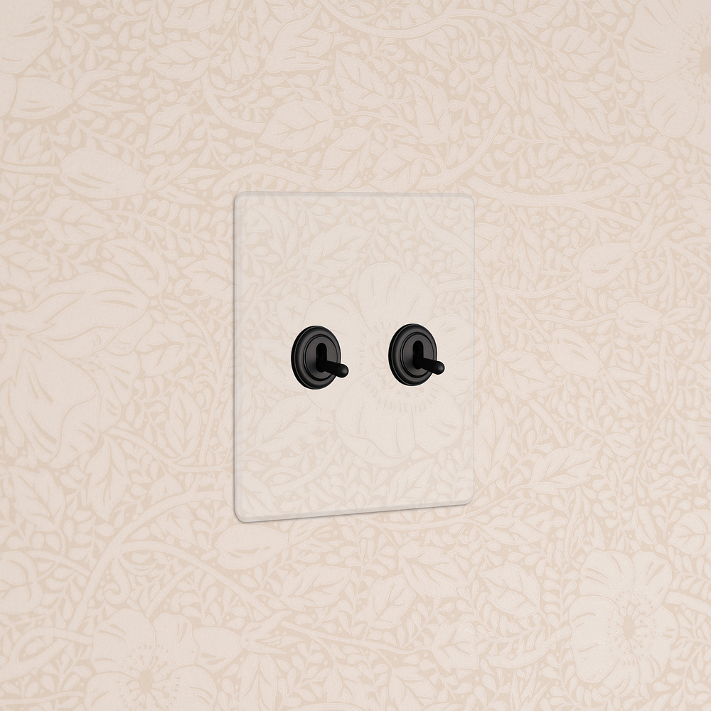 Kew 2G Toggle Switch - Clear Bronze