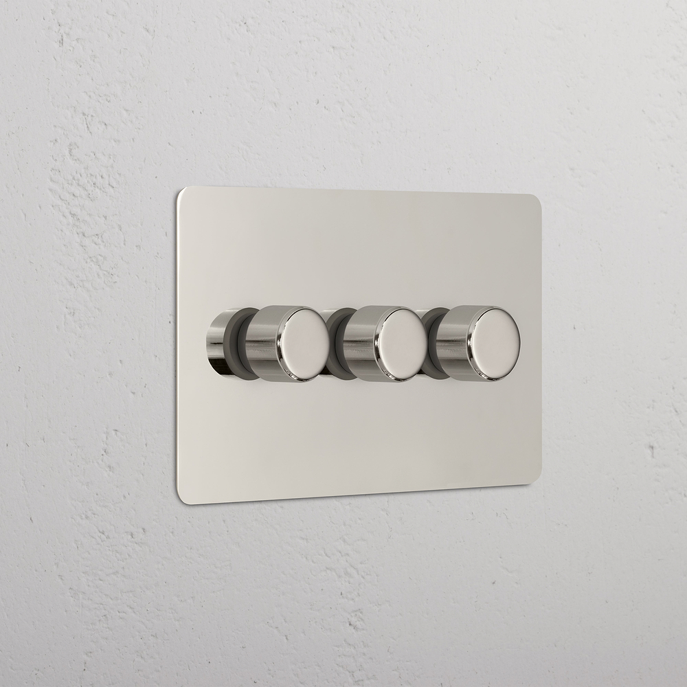 3G Two Way Dimmer Switch - Polished Nickel