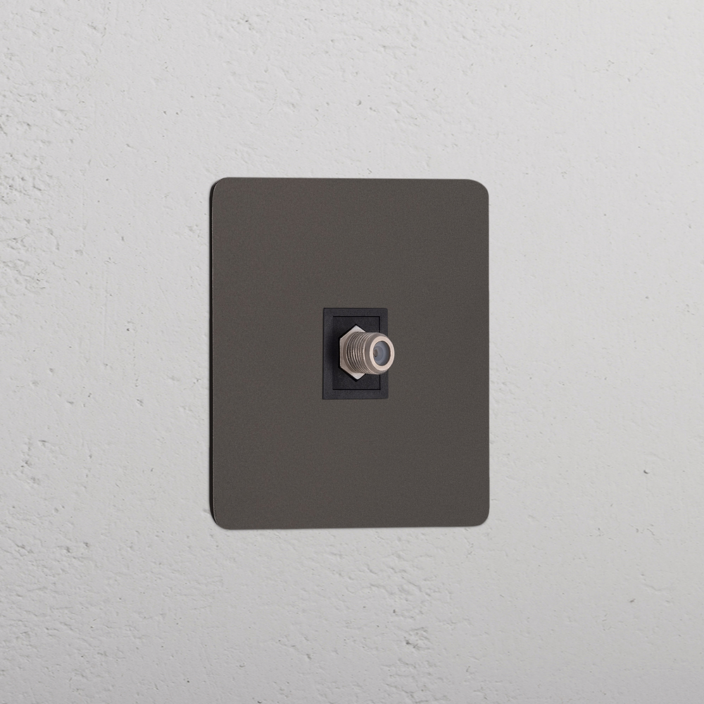Kew Prise Satellite SAT (Plaque Simple) - Bronze | Noir