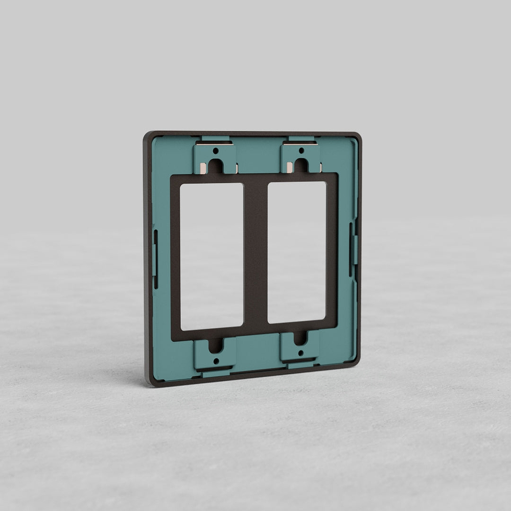 Grove 2G Outlet Plate - Bronze