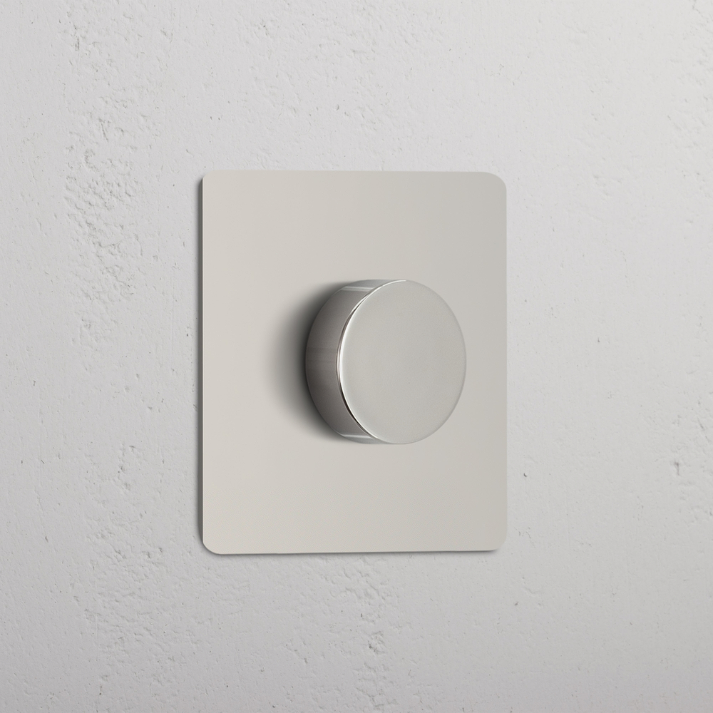Kew Single Multiway Dimmer Switch - Polished Nickel
