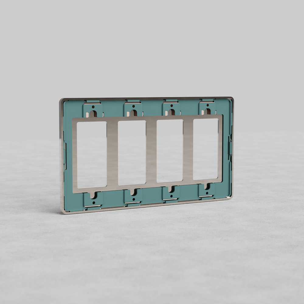 Grove 4G Outlet Plate - Polished Nickel