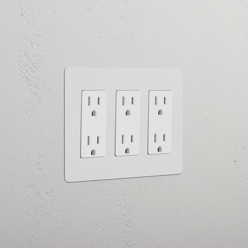 Kew 3G Outlet - Paintable White