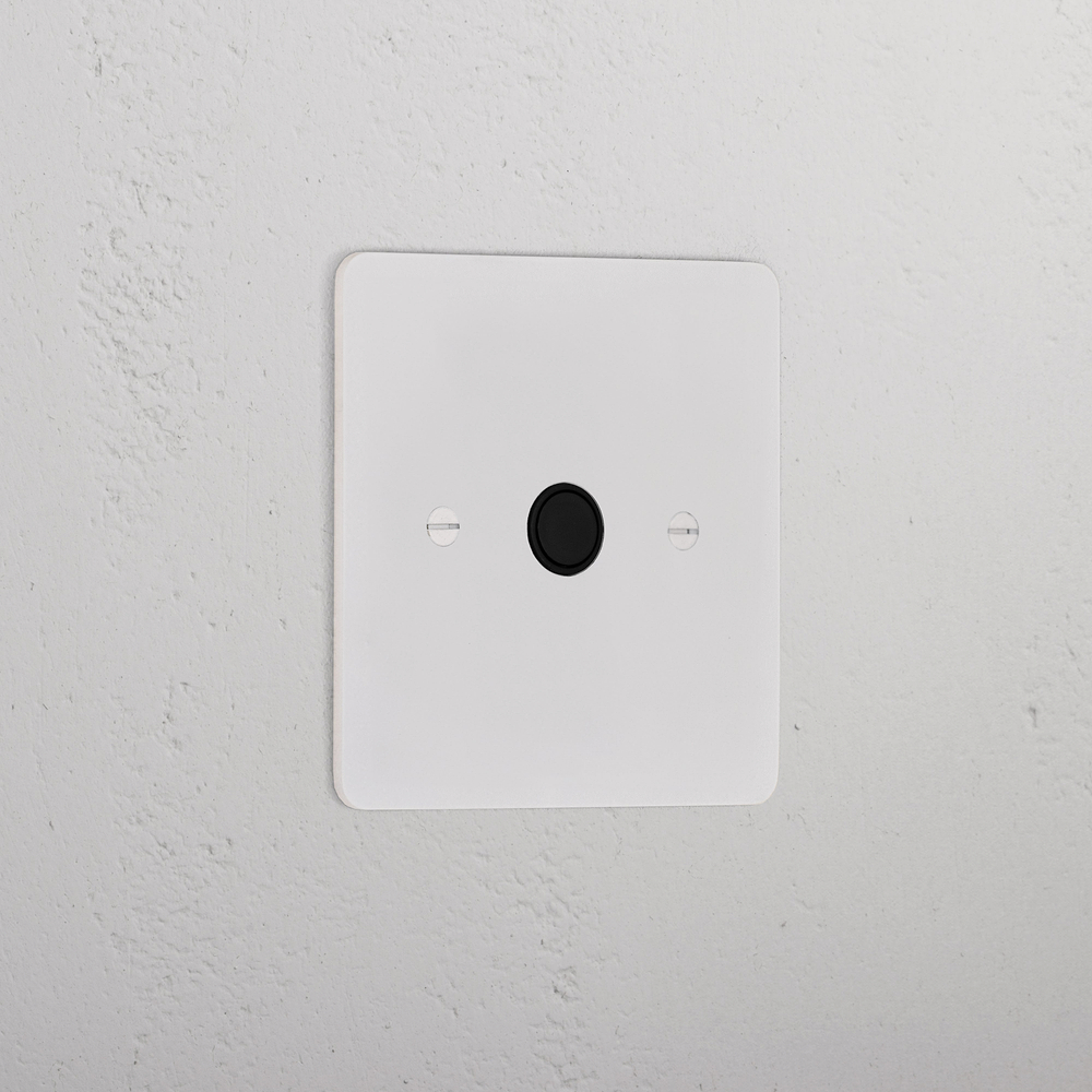 Single Flex Outlet - Paintable | Black