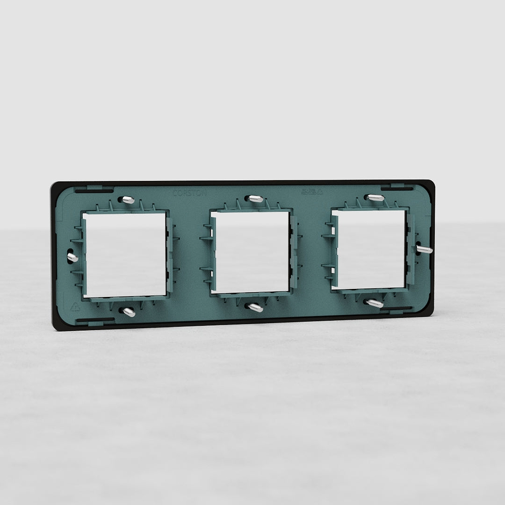 Grove Triple 45mm Module Plate - Bronze