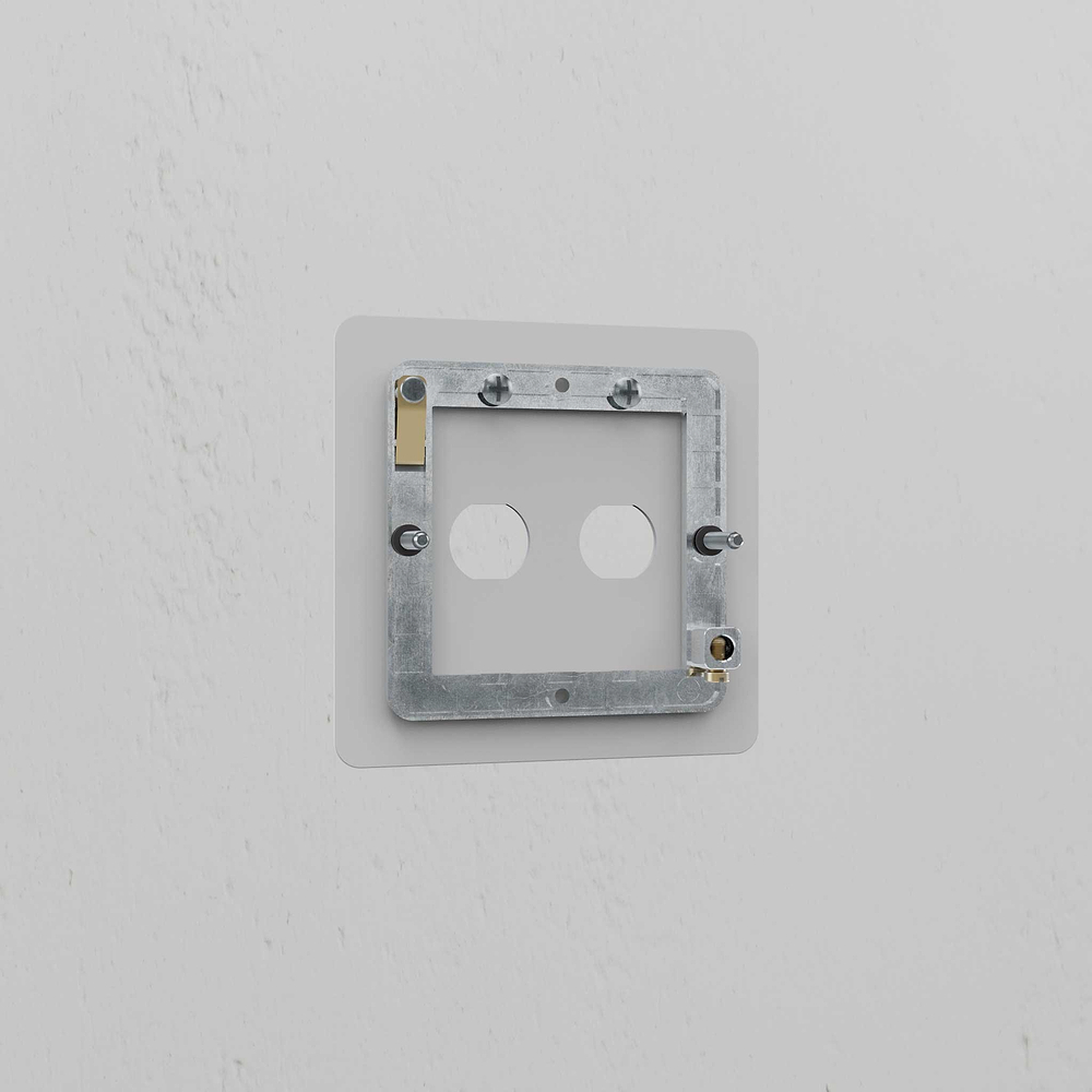 2G Switch Plate - Clear