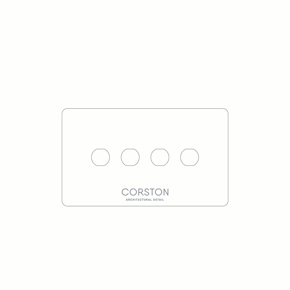 4G Switch Front Plate Paper Template