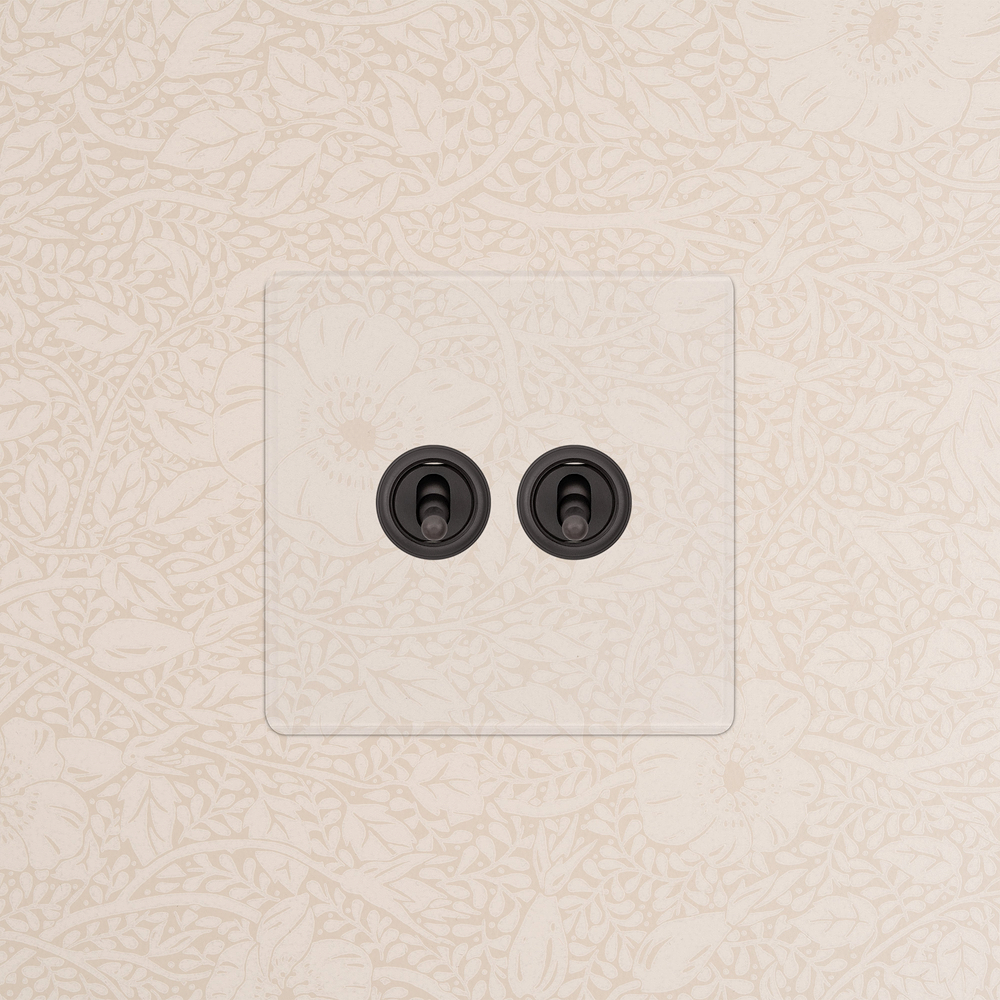 2G Two Way Toggle Switch - Clear Bronze