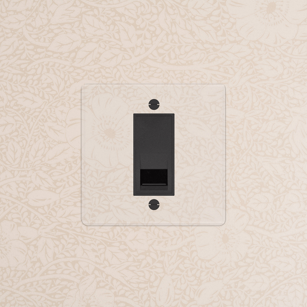 Single BT Slave Socket - Clear | Black