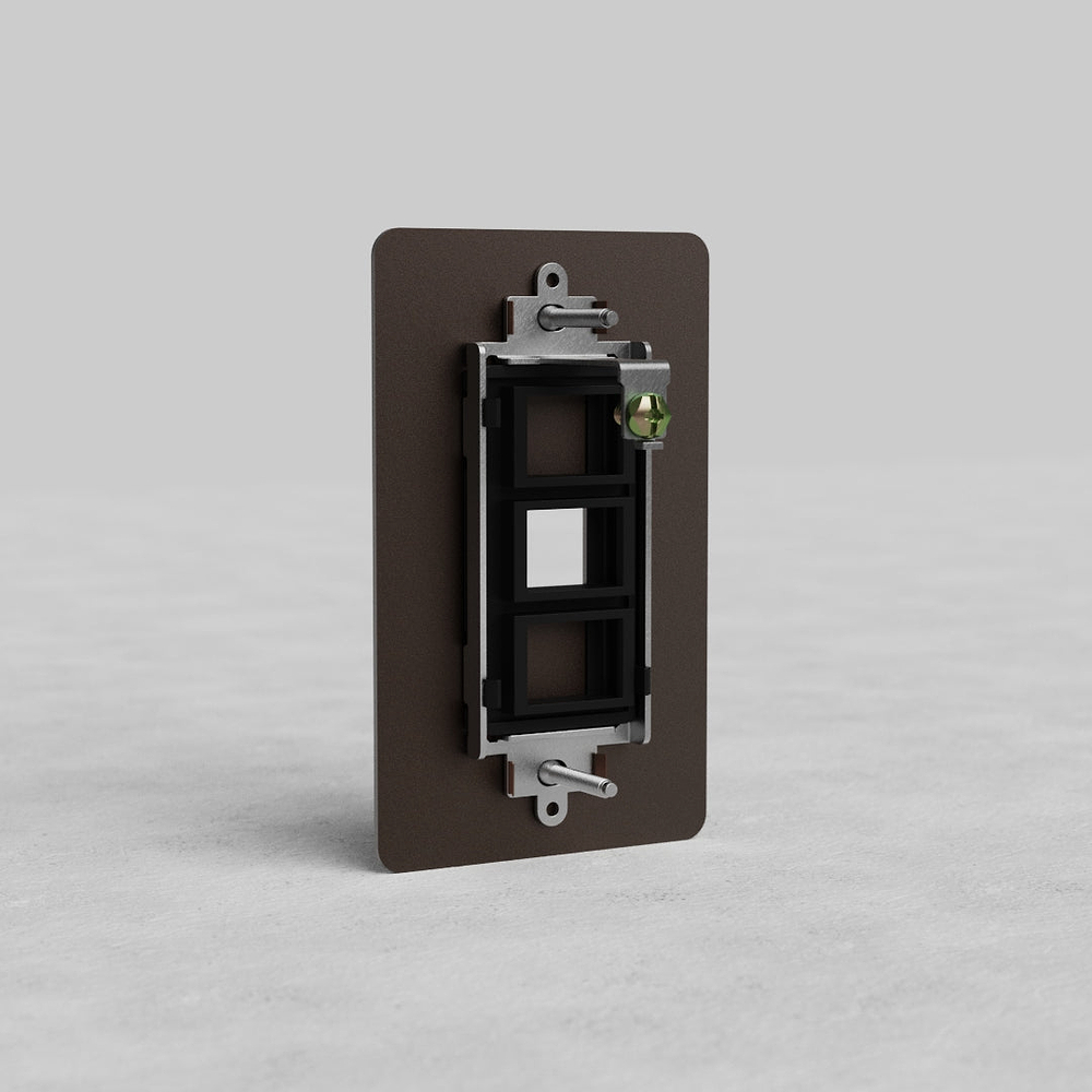 Kew 1G Keystone Plate - Bronze