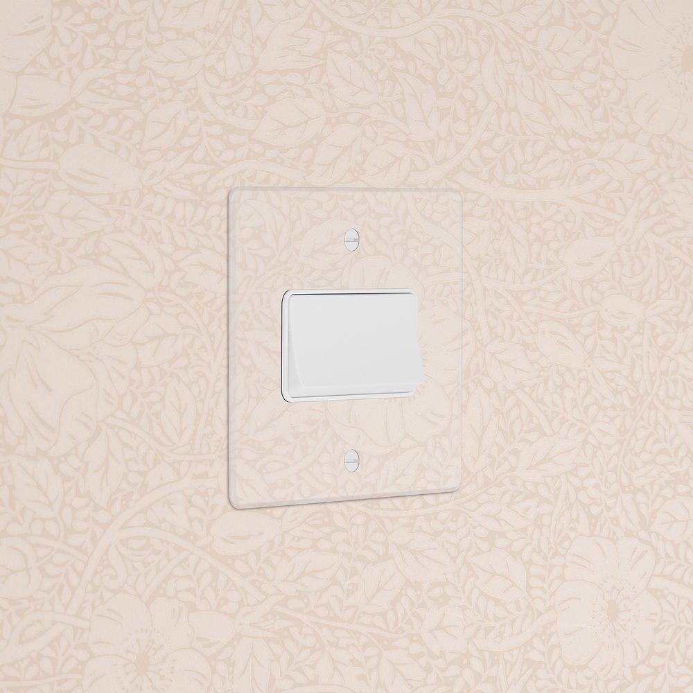 Single Fan Isolator Switch - Clear | White