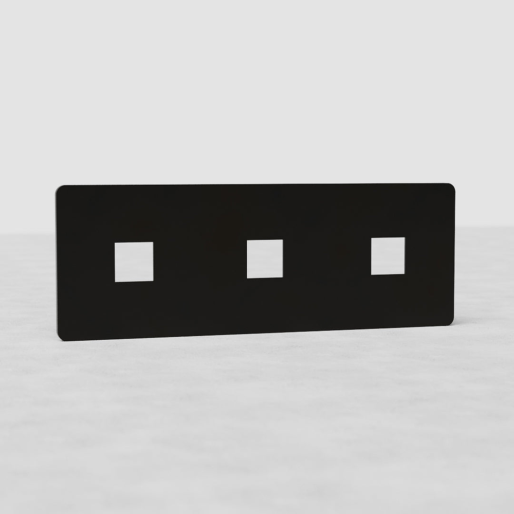 Grove Triple 3x Keystone Module Plate - Bronze