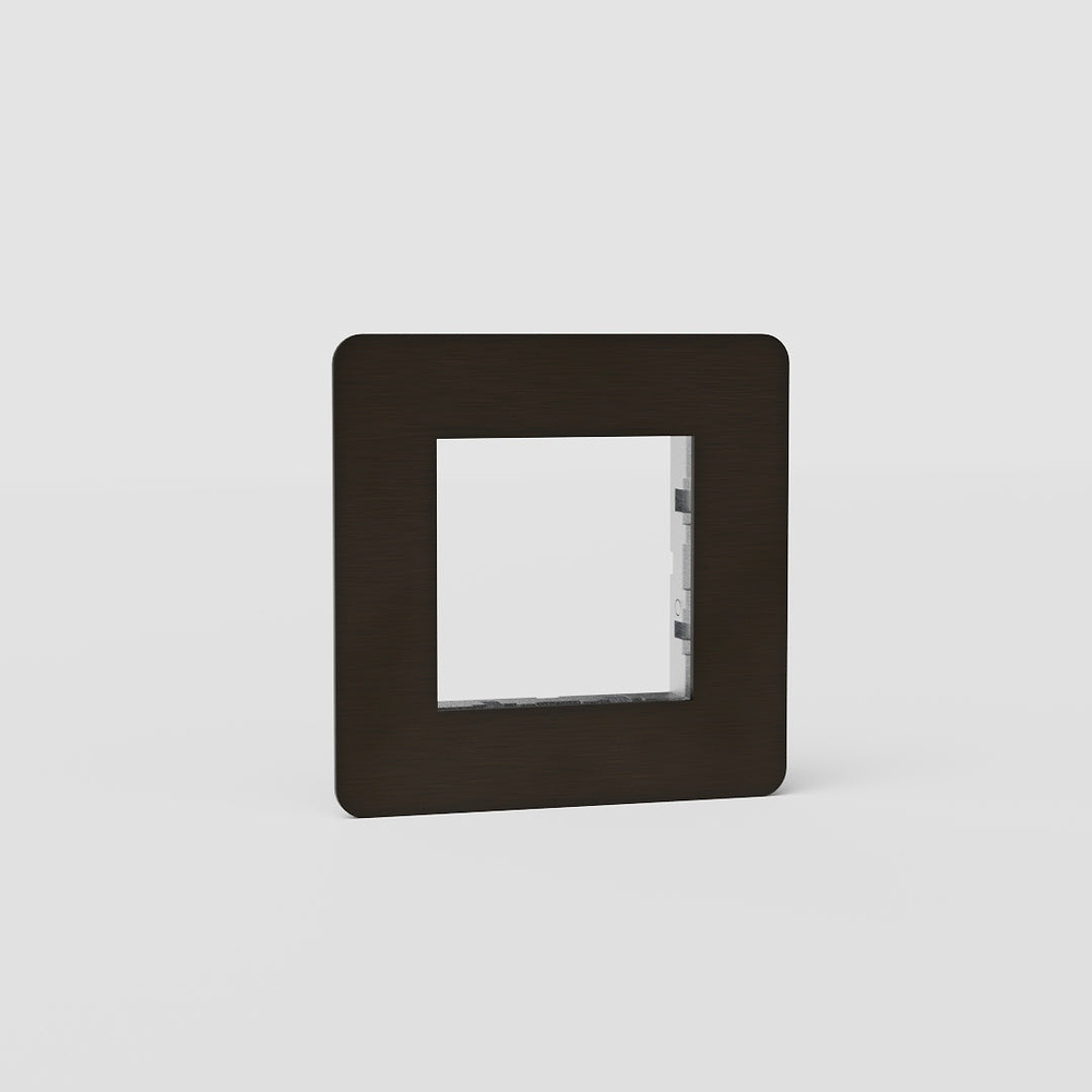 Kew Single 45mm Module Plate - Bronze
