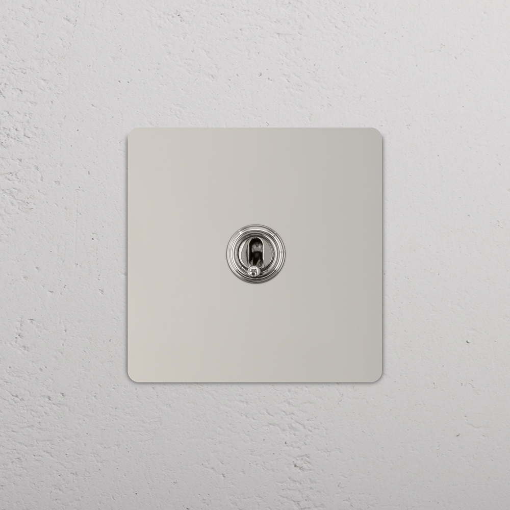 Grove Single Toggle Switch - Polished Nickel