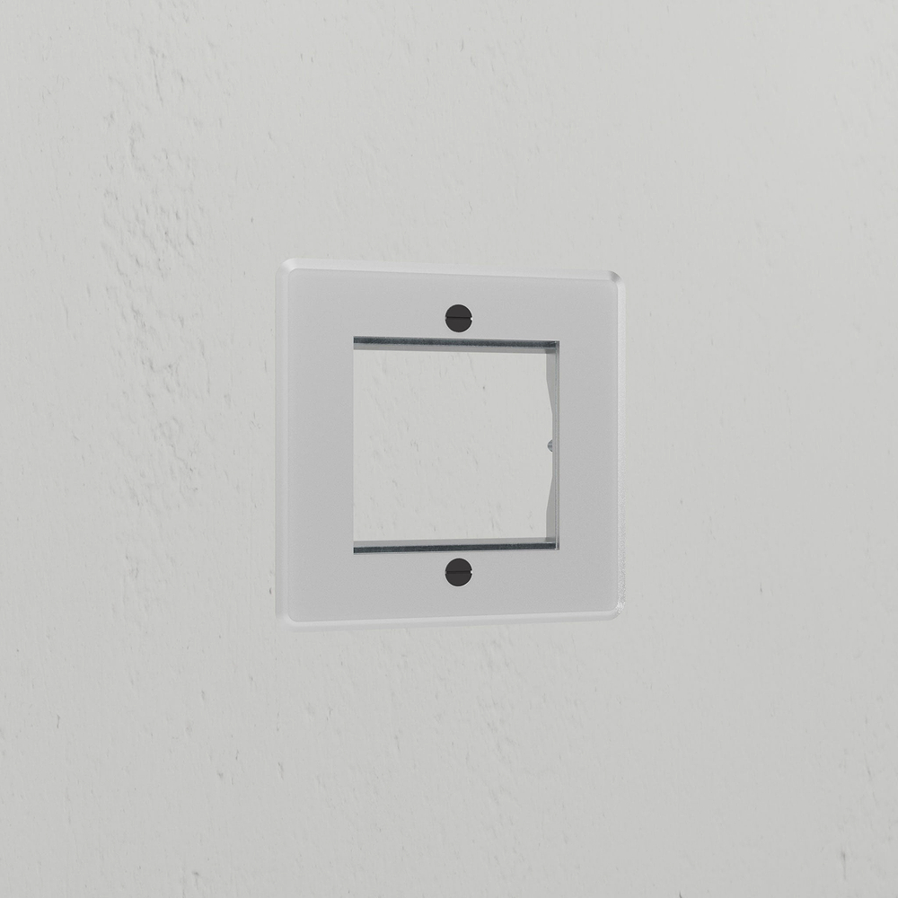1G 50mm Module Plate - Clear Black